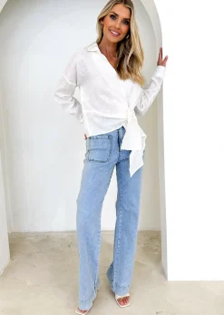 Women Gingham & Heels Blouses><noscript><img width=