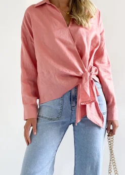 Women Gingham & Heels Blouses><noscript><img width=
