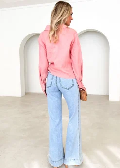 Women Gingham & Heels Blouses><noscript><img width=