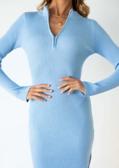 Women Gingham & Heels Knit Dresses><noscript><img width=