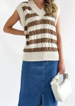 Women Gingham & Heels Basic Tops><noscript><img width=