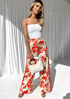 Women Gingham & Heels Pants><noscript><img width=