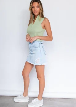 Women Gingham & Heels Knit Tops><noscript><img width=