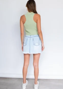Women Gingham & Heels Knit Tops><noscript><img width=