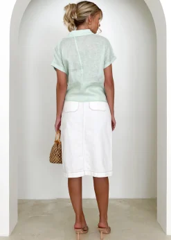 Women Gingham & Heels Shirts><noscript><img width=