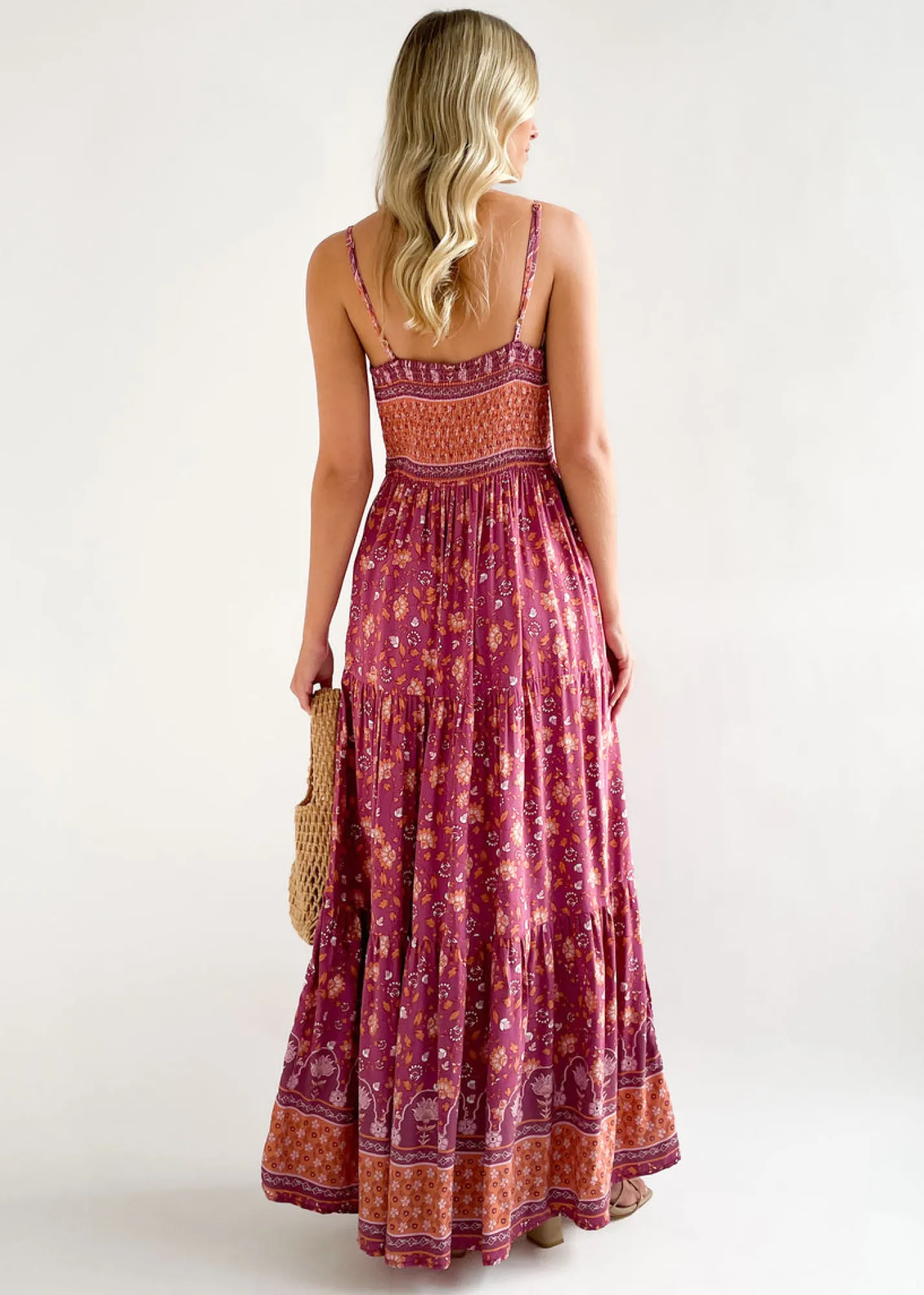 Women Gingham & Heels Maxi>Bambi Maxi Dress