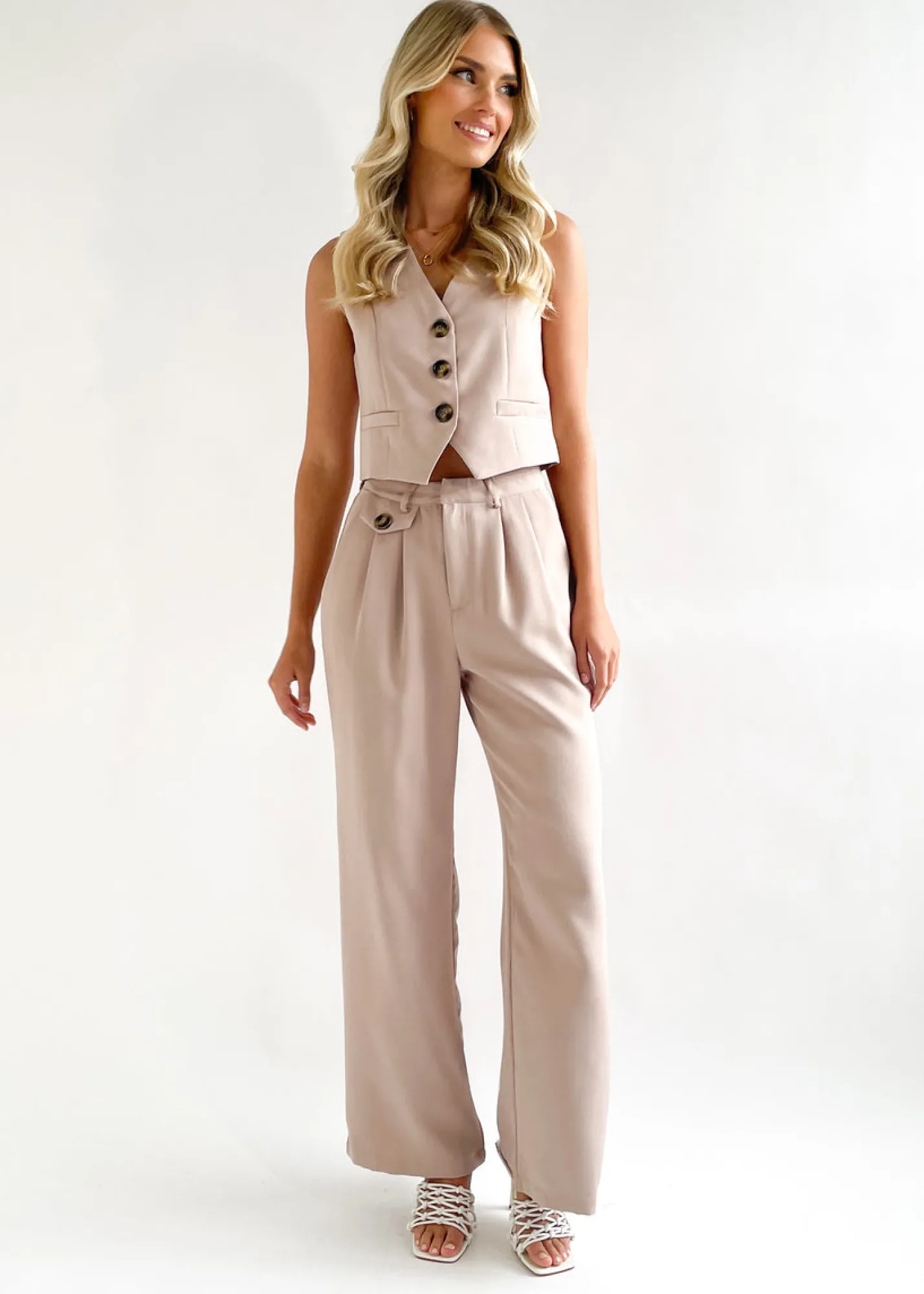 Women Gingham & Heels Sets>Bamby Pants