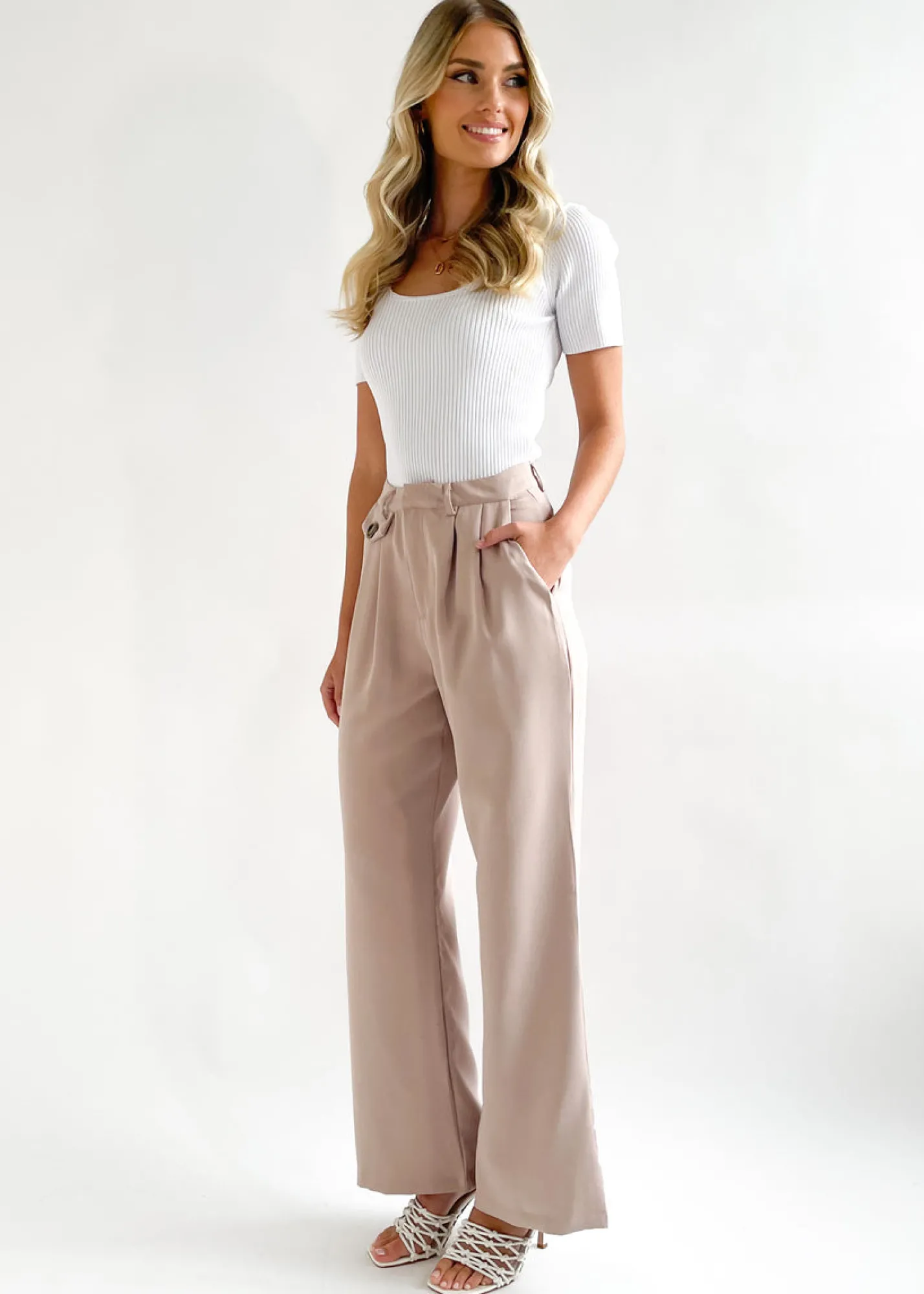 Women Gingham & Heels Sets>Bamby Pants