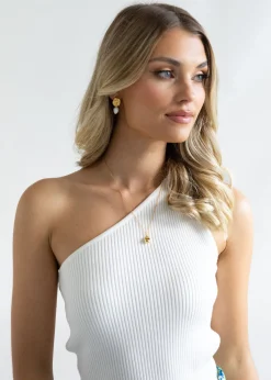 Women Gingham & Heels Jewellery>Bean Charm Necklace