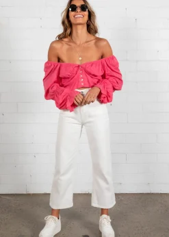 Women Gingham & Heels Blouses><noscript><img width=
