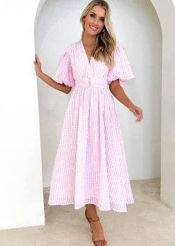 Women Gingham & Heels Midi>Berina Midi Dress