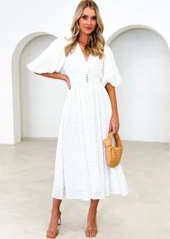 Women Gingham & Heels Midi>Berina Midi Dress