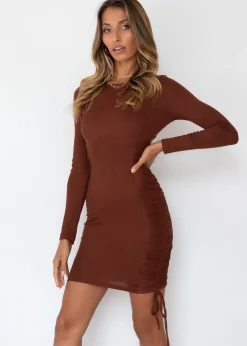 Women Gingham & Heels Knit Dresses><noscript><img width=