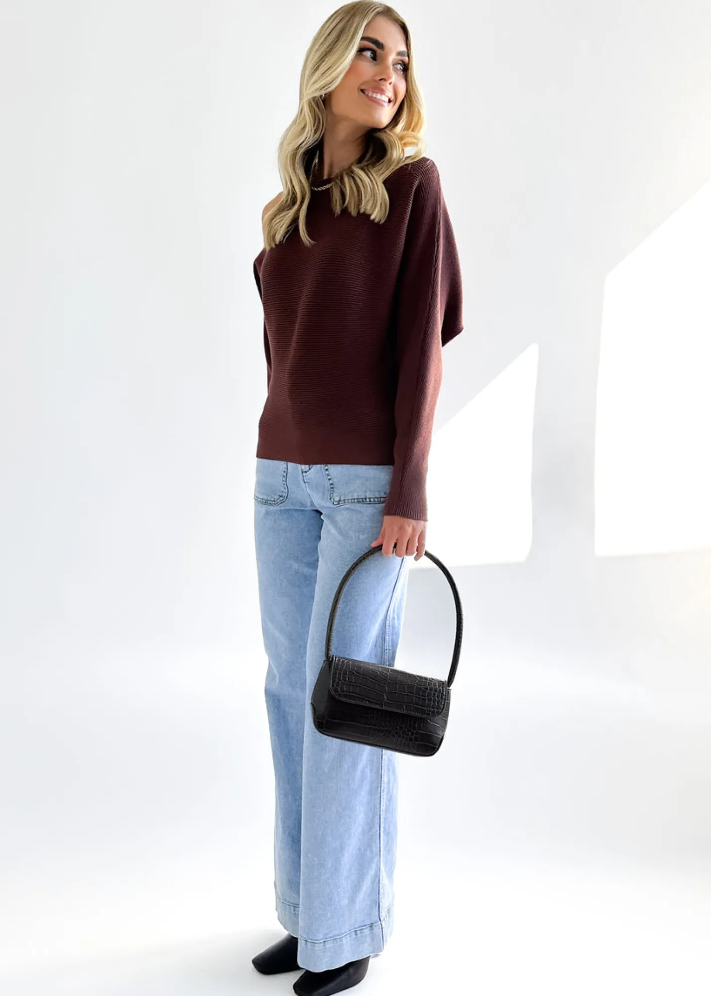 Women Gingham & Heels Basic Tops>Bloome Knit Top