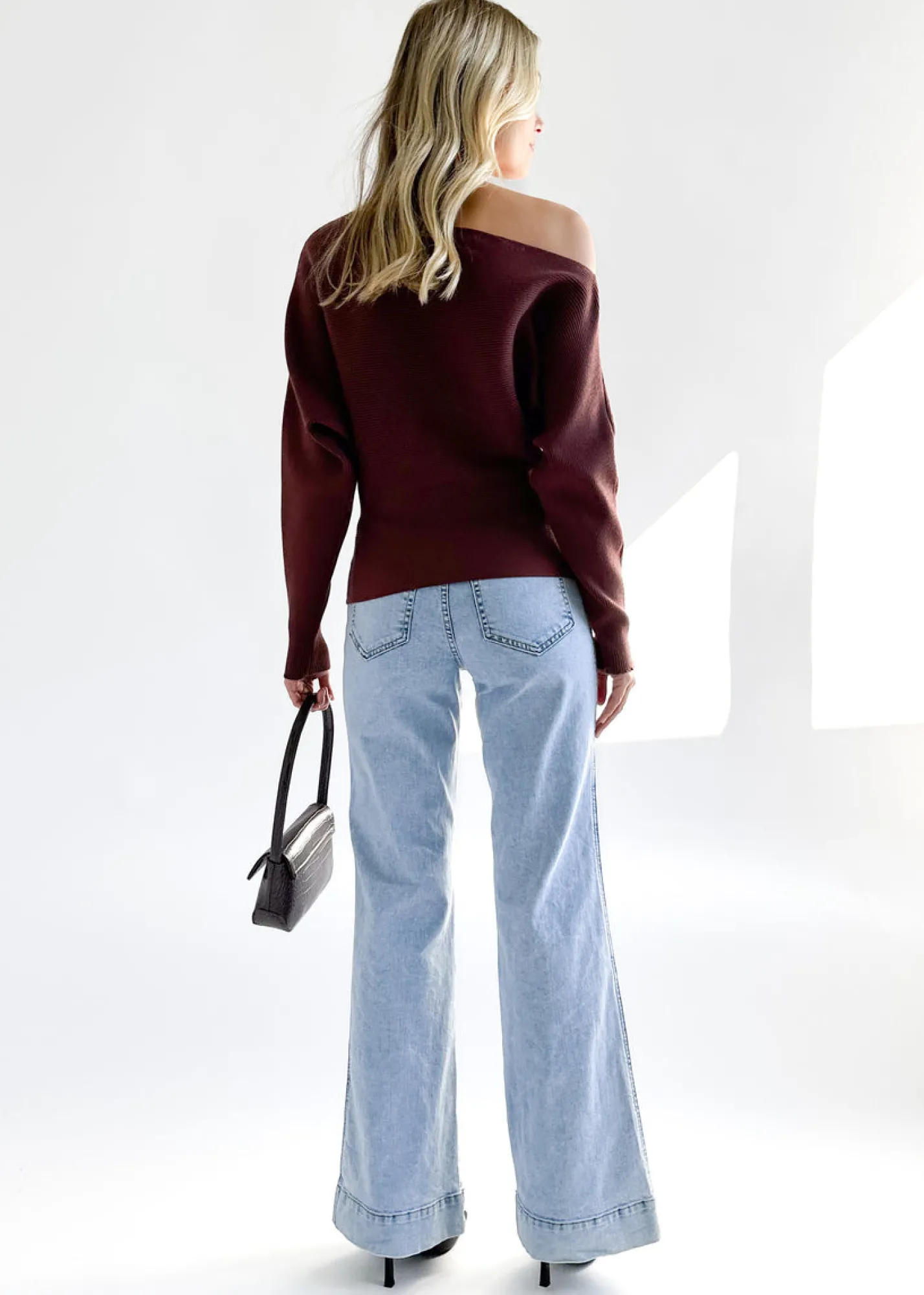 Women Gingham & Heels Basic Tops>Bloome Knit Top