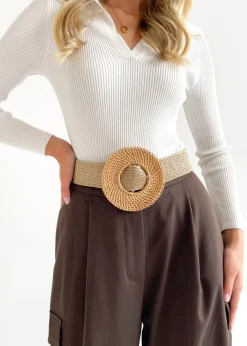 Women Gingham & Heels Belts><noscript><img width=