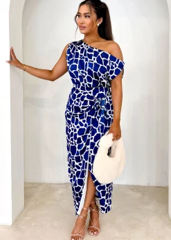 Women Gingham & Heels Midi>Brookia Tie Midi Dress