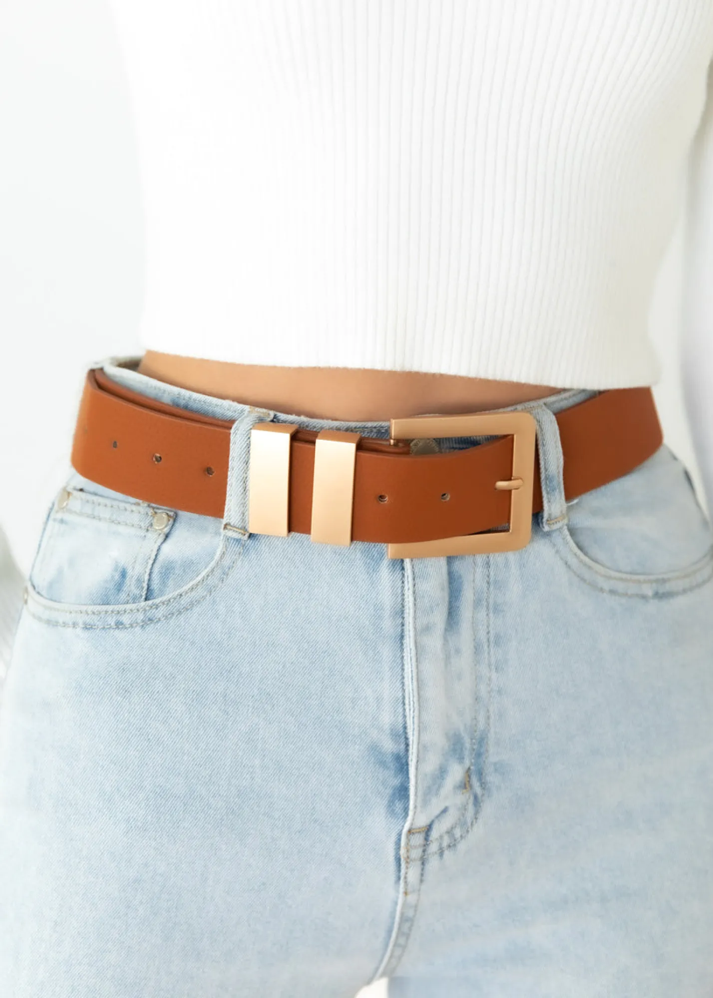 Women Gingham & Heels Belts>Buckle Up Belt