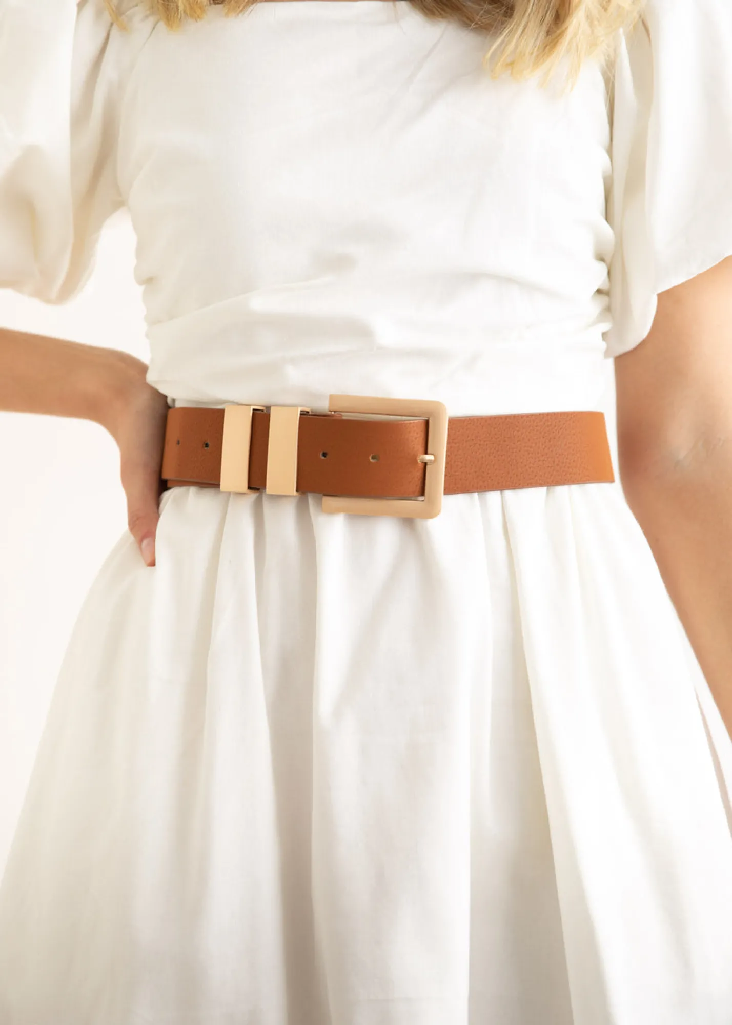 Women Gingham & Heels Belts>Buckle Up Belt