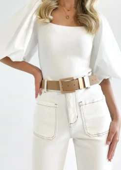 Women Gingham & Heels Belts>Buckle Up Belt