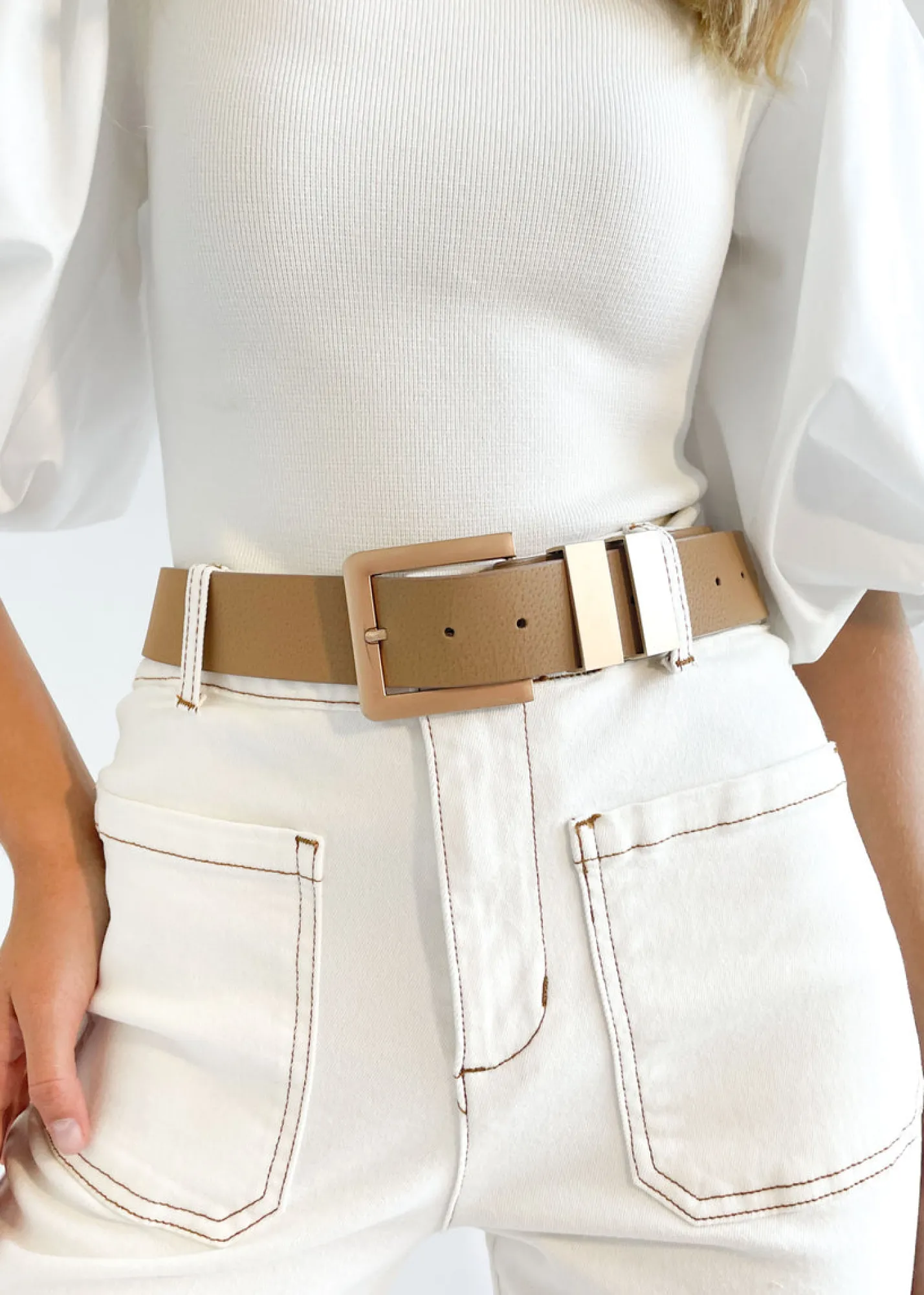 Women Gingham & Heels Belts>Buckle Up Belt