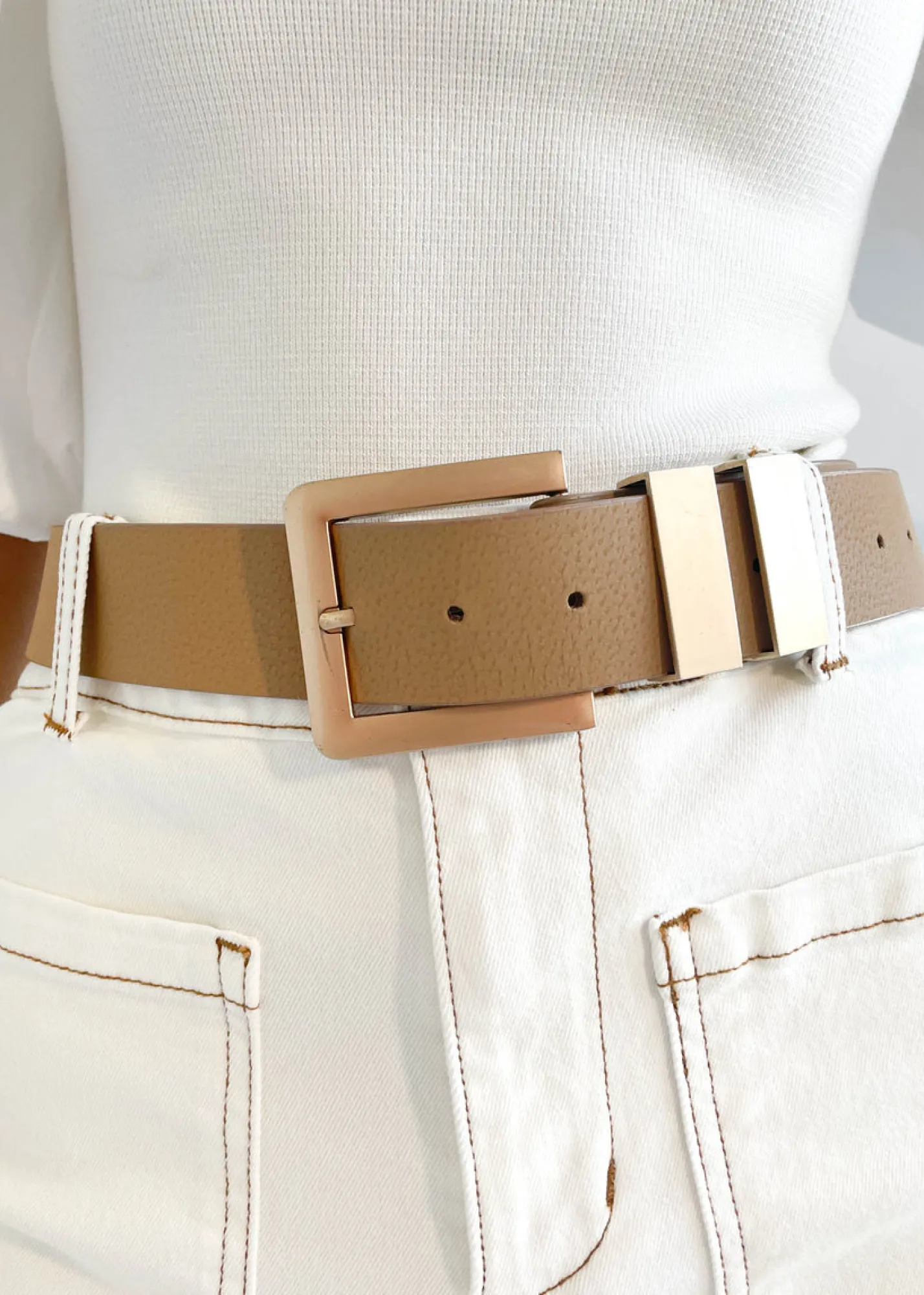 Women Gingham & Heels Belts>Buckle Up Belt