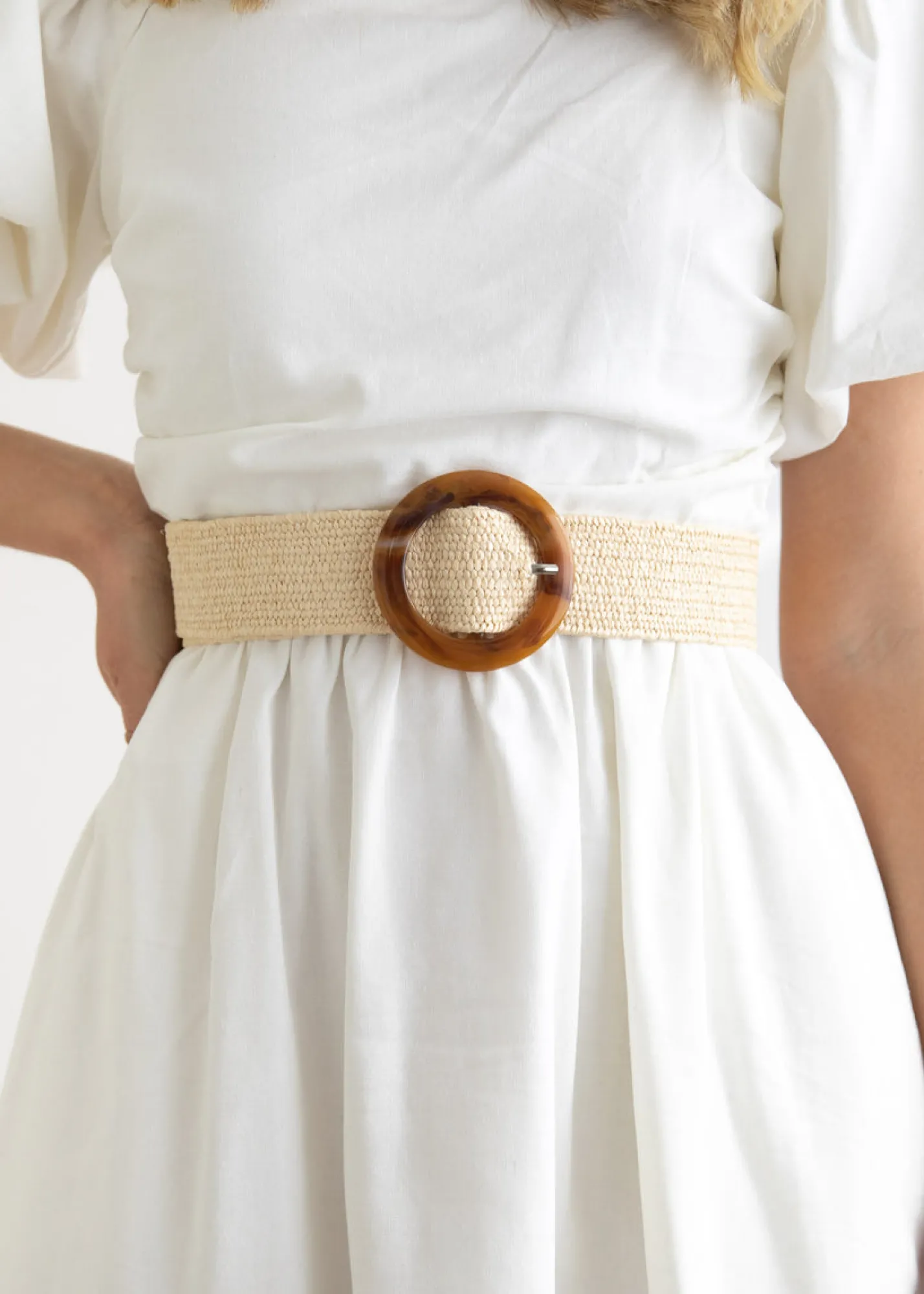 Women Gingham & Heels Belts>Byron Tort Belt