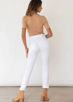 Women Gingham & Heels Jeans><noscript><img width=