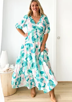Women Gingham & Heels Maxi>Caprani Maxi Dress