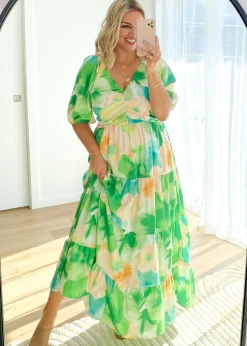 Women Gingham & Heels Maxi><noscript><img width=
