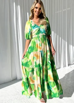 Women Gingham & Heels Maxi><noscript><img width=