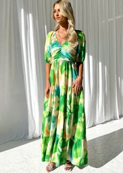 Women Gingham & Heels Maxi><noscript><img width=