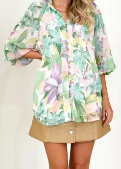 Women Gingham & Heels Blouses><noscript><img width=