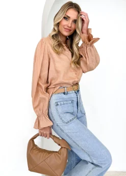Women Gingham & Heels Shirts>Caprise Linen Shirt