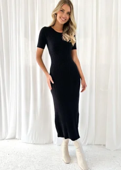 Women Gingham & Heels Midi>Carrie Knit Midi Dress