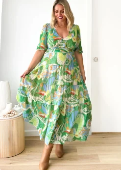 Women Gingham & Heels Maxi><noscript><img width=