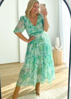 Women Gingham & Heels Maxi>Catana Maxi Dress