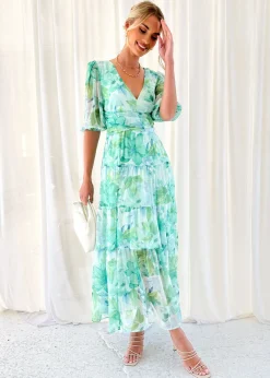 Women Gingham & Heels Maxi>Catana Maxi Dress