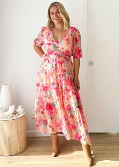 Women Gingham & Heels Maxi>Catana Maxi Dress