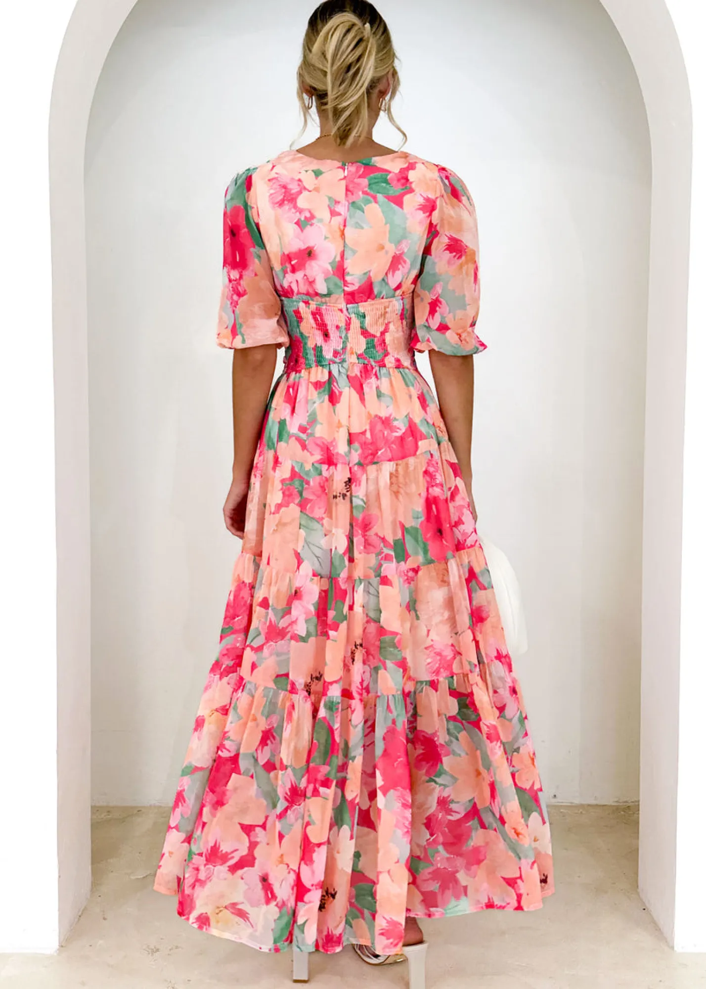 Women Gingham & Heels Maxi>Catana Maxi Dress