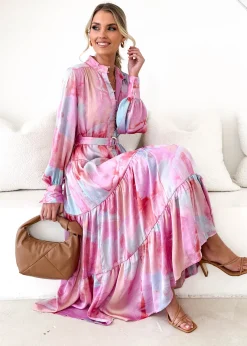 Women Gingham & Heels Maxi><noscript><img width=