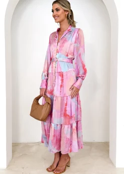 Women Gingham & Heels Maxi><noscript><img width=