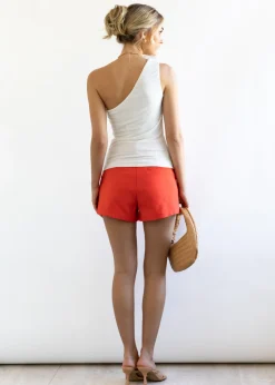 Women Gingham & Heels Basic Tops><noscript><img width=