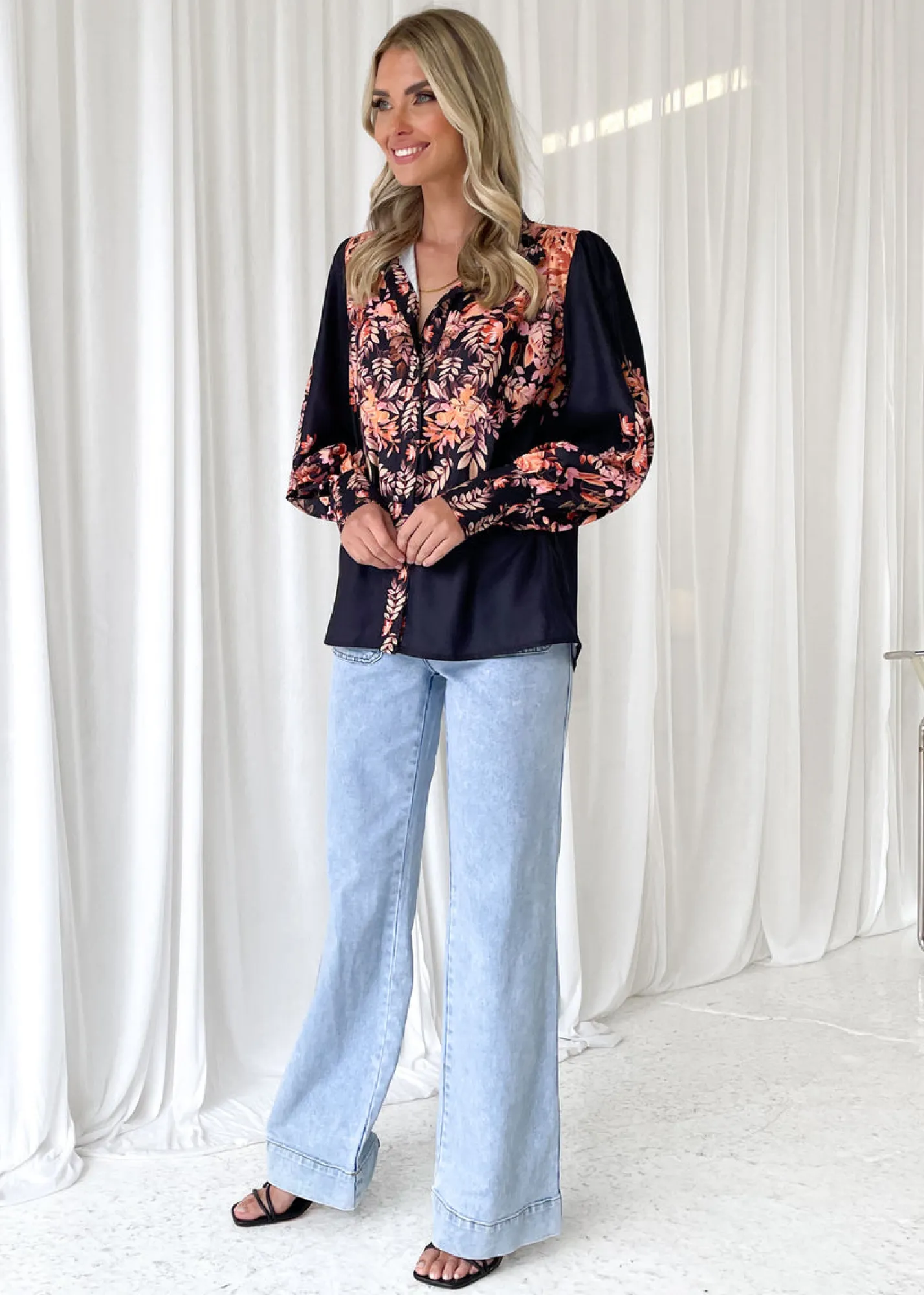 Women Gingham & Heels Blouses>Chantria Blouse