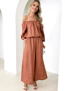 Women Gingham & Heels Pants>Chia Linen Pants