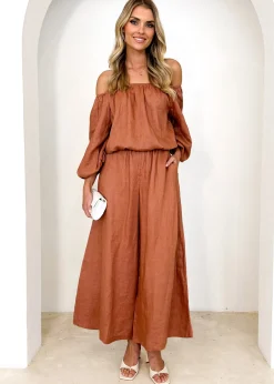 Women Gingham & Heels Sets>Chia Linen Pants