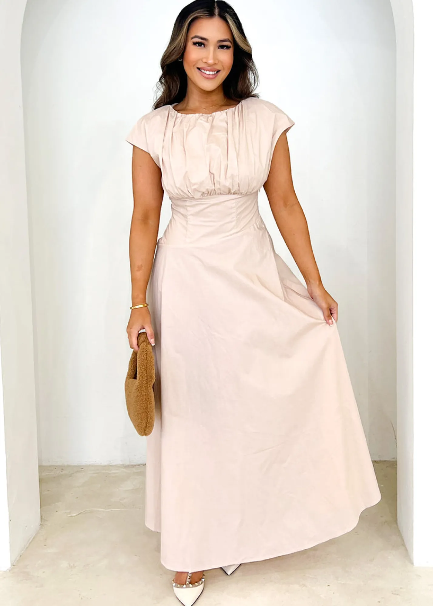 Women Gingham & Heels Midi>Chroma Midi Dress