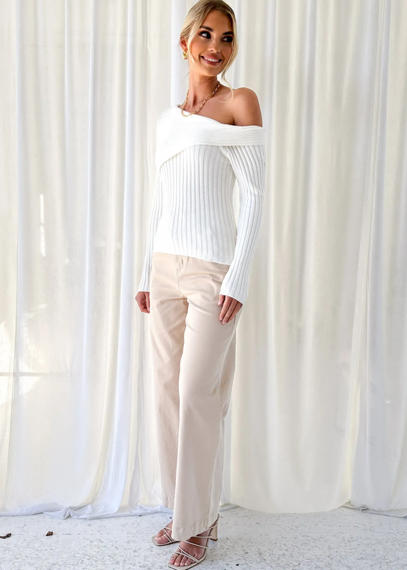 Women Gingham & Heels Knit Tops>Ciela Knit Top