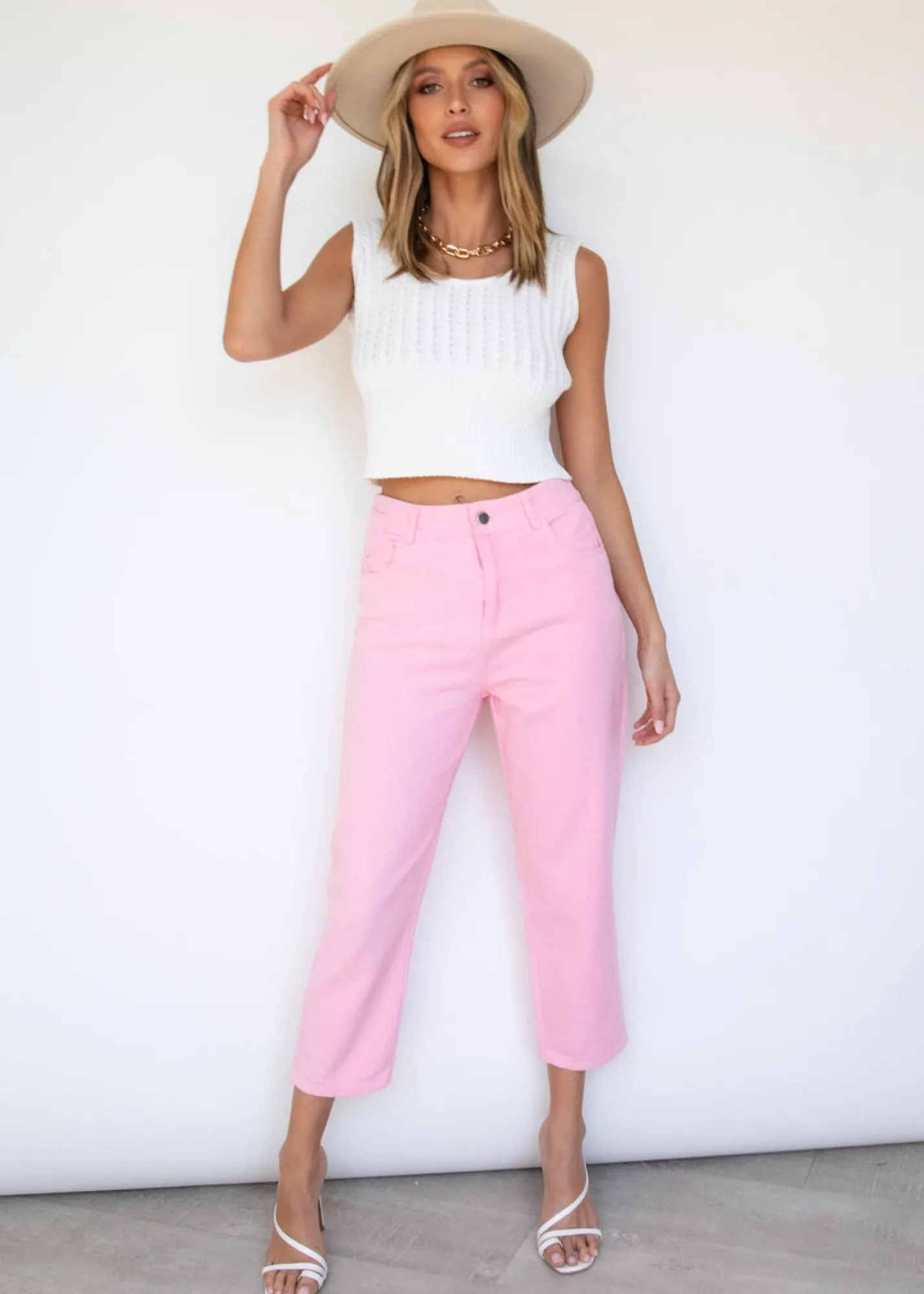 Women Gingham & Heels Knit Tops>Clara Knit Top