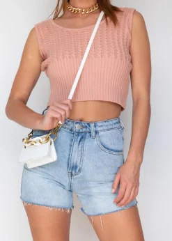 Women Gingham & Heels Knit Tops><noscript><img width=